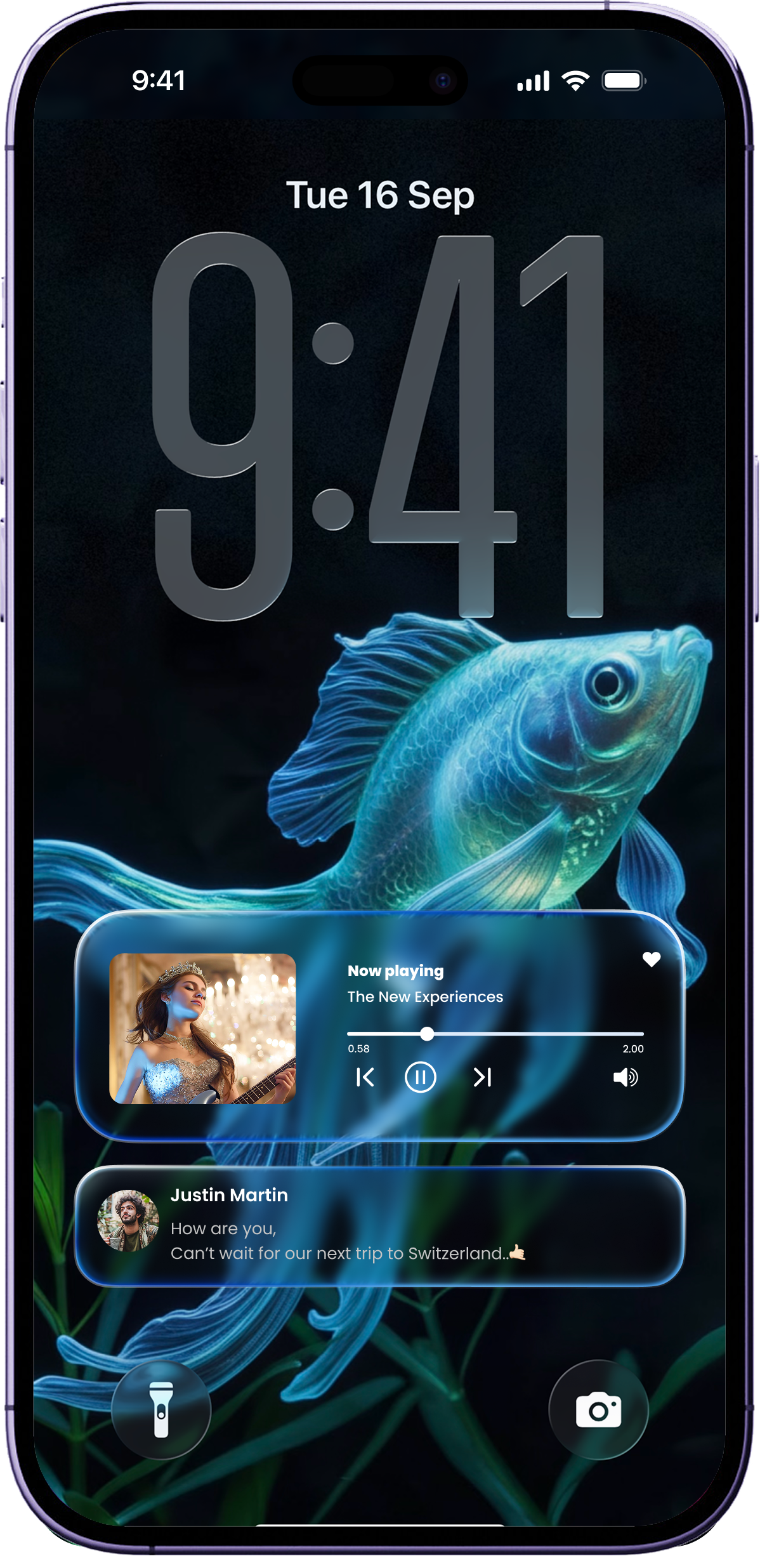 Lock Screen 26 Spotlight Mockup